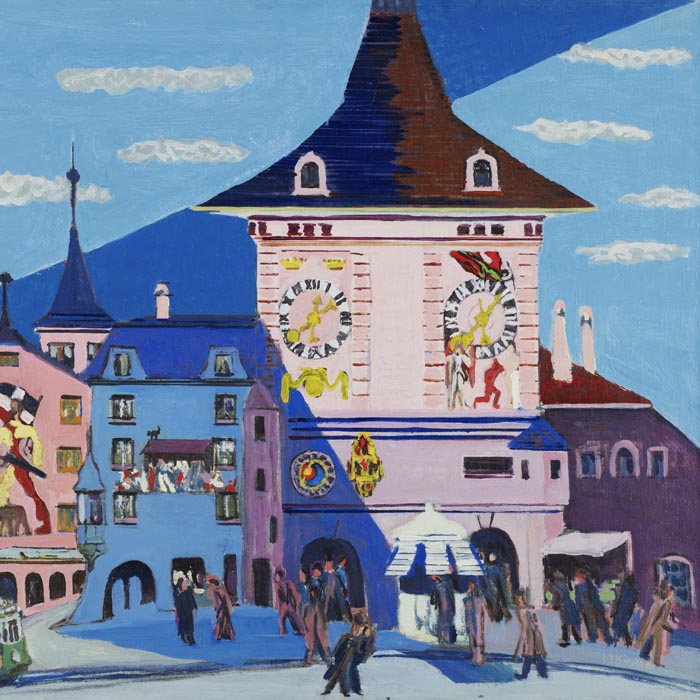 Bern with Belltower – Kunstdruck von Ernst Kirchner — Ansicht 3