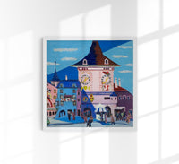 Bern with Belltower – Kunstdruck von Ernst Kirchner — Ansicht 1