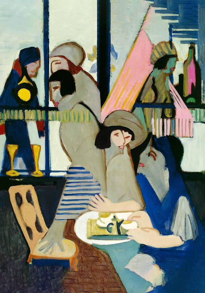 Cafe by Ernst Kirchner – Expressionism Exhibition Poster Fine Art — Ansicht 3