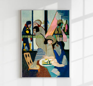 Cafe by Ernst Kirchner – Expressionismus | Ausstellungsposter | Fine Art