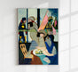 Cafe by Ernst Kirchner – Expressionism Exhibition Poster Fine Art