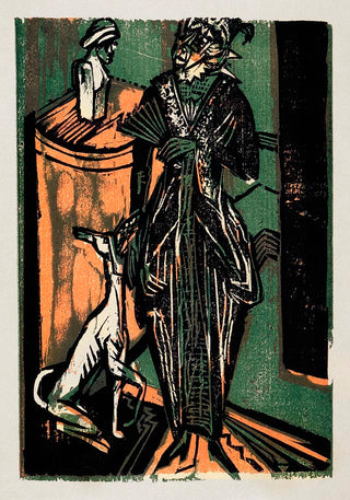 Exhibition of Dresses of Mrs. Eucken by Ernst Kirchner – Ausdrucksstark | Detailreich | Modisches Kunstwerk