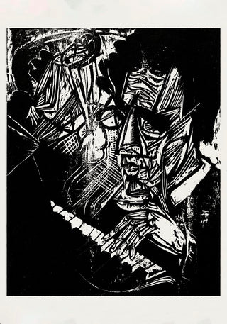Composer Klemperer – Expressionistischer Holzschnitt | Fine Art Print | Kirchner