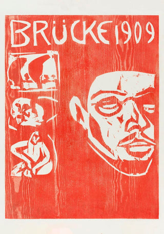Fourth Yearbook of the Brücke by Ernst Kirchner – Fine Art | Hochwertiges Canvas | Expressionistisches Meisterwerk