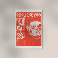 Fourth Yearbook of the Brücke by Ernst Kirchner – Expressionist Art Poster on Canvas — Ansicht 2