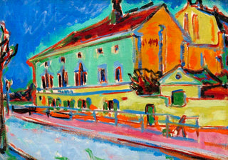 Dance Hall Bellevue – Ernst Kirchner | Fine Art Print | Expressionistische Tanzszene