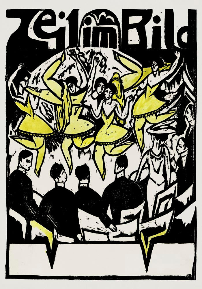 Dancers at the Ice Palace – Ernst Kirchner | Fine Art Print | Expressionistische Tanzszene — Ansicht 3