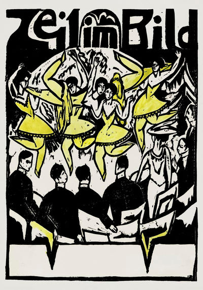 Dancers at the Ice Palace – Ernst Kirchner | Fine Art Print | Expressionist Dance Scene