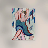 Dancing Couple in the Snow – Ernst Kirchner Fine Art Print Expressionismus — Ansicht 2