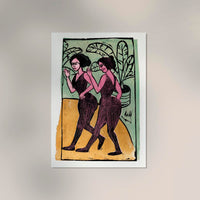 English Step Dancers Art Print – 225g Fine Art Paper, Ernst Kirchner Expressionismus — Ansicht 2