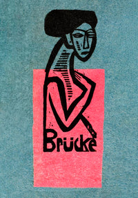 Exhibition Poster of The Bridge by Ernst Kirchner – Expressionistisch — Ansicht 3