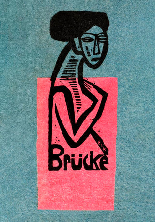 Exhibition Poster of The Bridge by Ernst Kirchner – Ausdrucksstark | Historisch | Expressionistisch