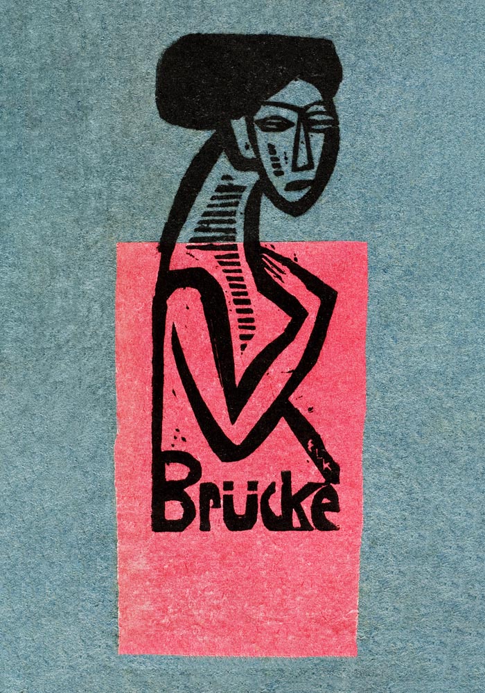 Exhibition Poster of The Bridge by Ernst Kirchner – Expressionistisch — Ansicht 3
