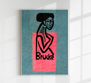 Expressionistisches Kunstposter als Fine Art Print oder Canvas, Größen A3 bis A0, ohne Rahmen, frei präsentierbar.
