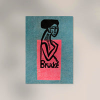 Exhibition Poster of The Bridge by Ernst Kirchner – Expressionistisch — Ansicht 2