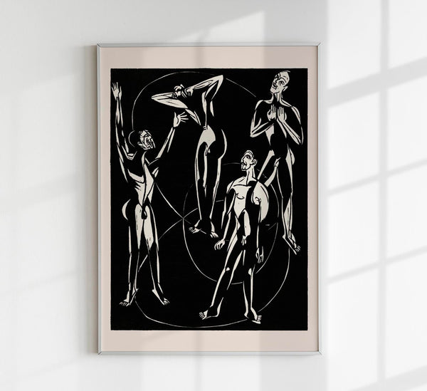 Feelings by Ernst Kirchner – Expressive Art Print | Fine Art Print