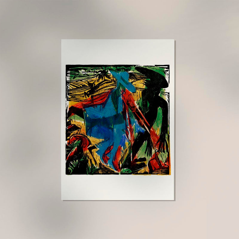Schlemihl's Encounter – Kunstdruck von Ernst Kirchner — Ansicht 2