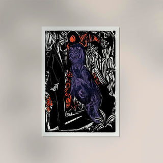 The Sale of His Shadow by Ernst Kirchner – Expressionistische Grafik | Figurative Kunst | Fine Art Poster