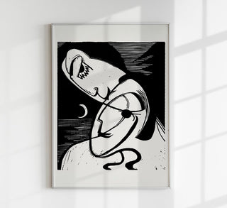 The Kiss by Ernst Kirchner – Fine Art Print | Expressionismus | Premiumqualität