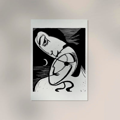 The Kiss by Ernst Kirchner – Fine Art Print Expressionismus Premiumqualität