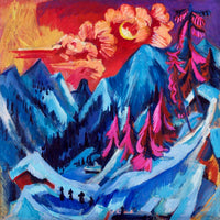 Winter Landscape in Moonlight – Kunstdruck Ernst Kirchner — Ansicht 3