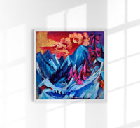 Winter Landscape in Moonlight – Kunstdruck Ernst Kirchner — Ansicht 1