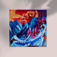 Winter Landscape in Moonlight – Kunstdruck Ernst Kirchner — Ansicht 2