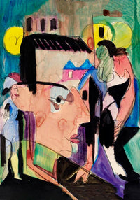 Self-Portrait by Ernst Kirchner | Expressionistischer Kunstdruck Handgefertigt Berlin — Ansicht 3