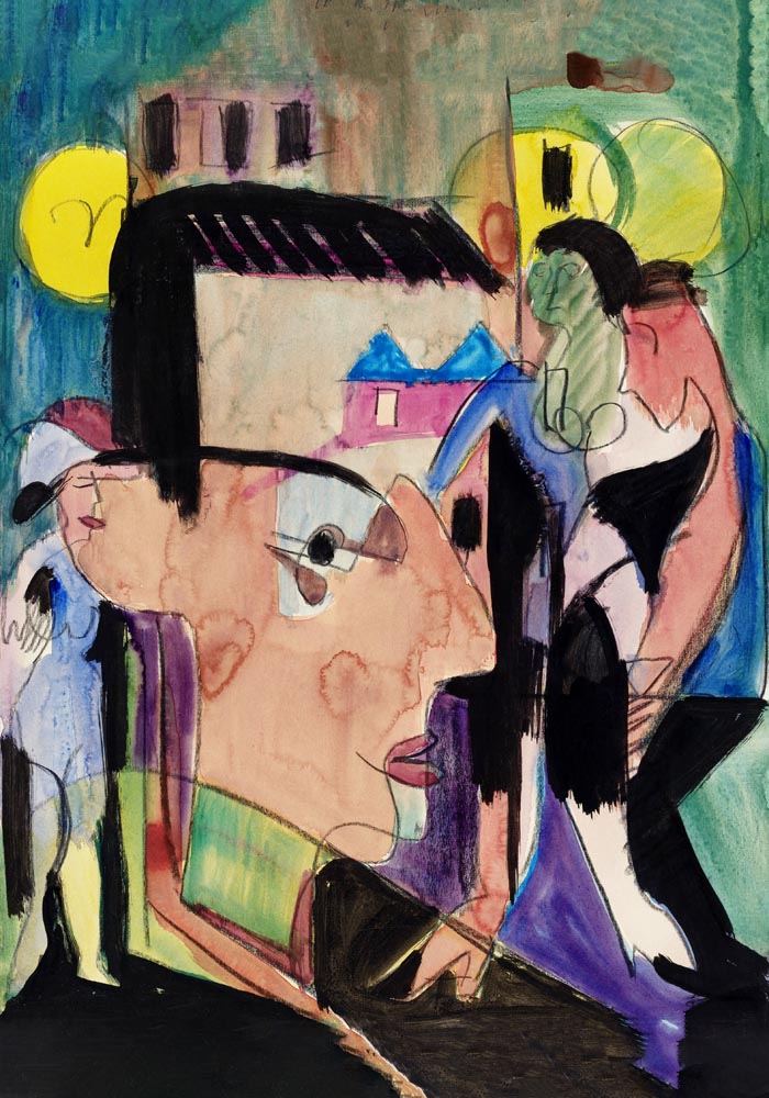 Self-Portrait by Ernst Kirchner | Expressionistischer Kunstdruck Handgefertigt Berlin — Ansicht 3