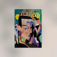 Self-Portrait by Ernst Kirchner | Expressionistischer Kunstdruck Handgefertigt Berlin — Ansicht 2