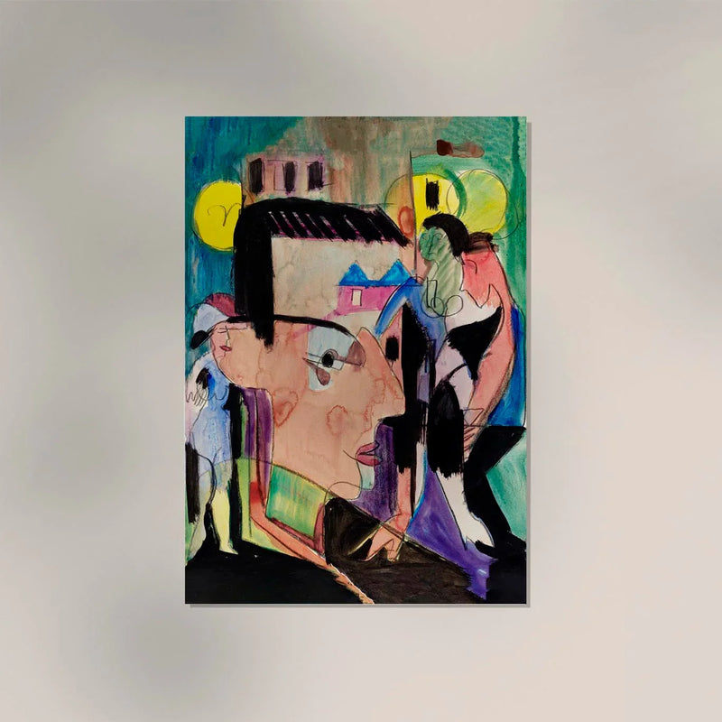 Self-Portrait by Ernst Kirchner | Expressionistischer Kunstdruck Handgefertigt Berlin — Ansicht 2