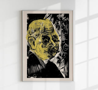 Portrait of Dr. Spengler by Ernst Kirchner - Art Print Poster