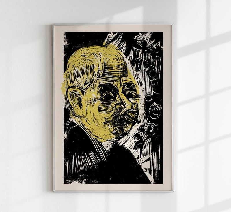 Portrait of Dr. Spengler by Ernst Kirchner – Kunstdruck Poster — Patroa Studio