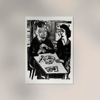 Old and Young Woman by Ernst Kirchner – Expressionist Art Poster — Ansicht 2