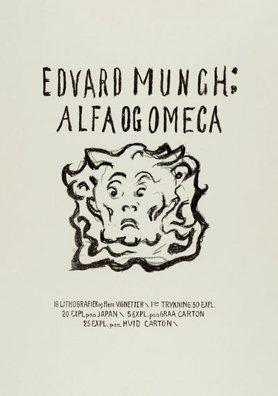 Edvard Munch Alpha and Omega Art Poster – 225g Fine Art Paper