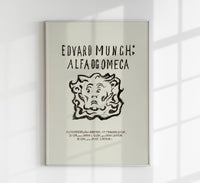 Edvard Munch Alpha and Omega Art Poster – 225g Fine Art Paper — Ansicht 1