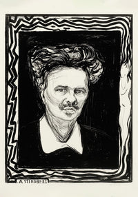 Edvard Munch "August Strindberg" Art Poster – Art Print — Ansicht 3