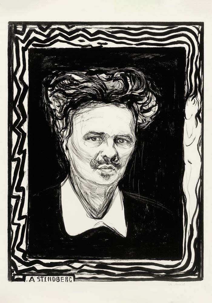 Edvard Munch "August Strindberg" Art Poster – Art Print — Ansicht 3