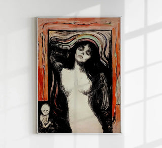 Edvard Munch Madonna Art Poster | Ausdrucksstarke Kunst | Handgefertigt in Berlin