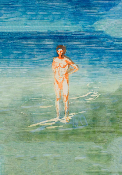 Edvard Munch Man Bathing Kunstdruck – Handgedruckt Berlin