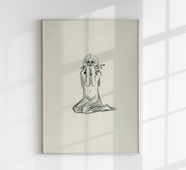 Edvard Munch Omega and the Flower Art Poster – Art Print Berlin