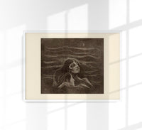 Edvard Munch On the Waves of Love Art Poster – Art Print — Ansicht 1