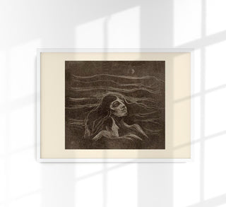 Edvard Munch On the Waves of Love Art Poster – Kunstdruck