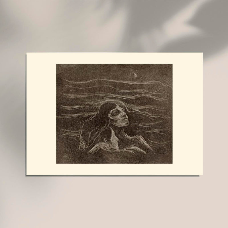 Edvard Munch On the Waves of Love Art Poster – Art Print — Ansicht 2