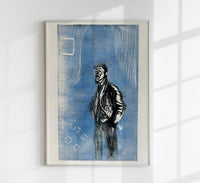Edvard Munch Self-Portrait in Moonlight Art Poster – Kunstdruck — Ansicht 1