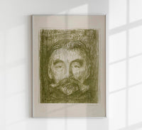 Edvard Munch "Stéphane Mallarmé" Art Print Poster – Handmade Berlin — Ansicht 1