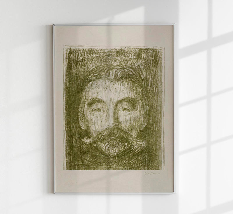 Edvard Munch "Stéphane Mallarmé" Art Print Poster – Handmade Berlin — Patroa Studio
