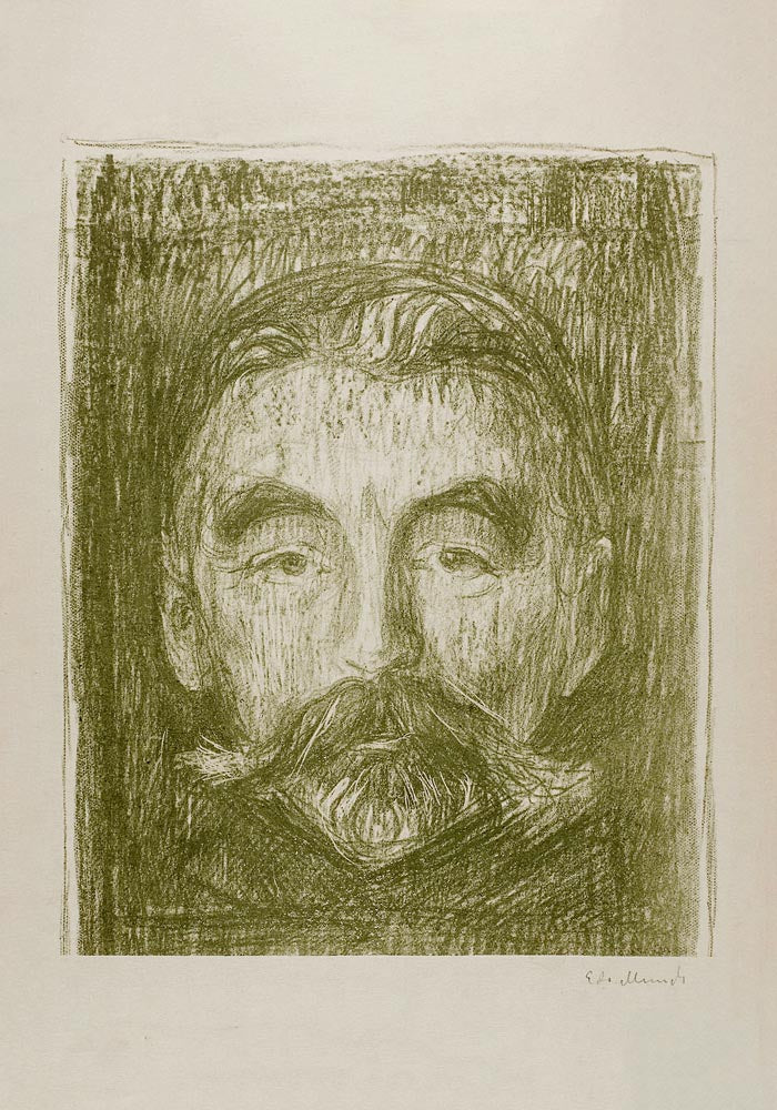 Edvard Munch "Stéphane Mallarmé" Art Print Poster – Handmade Berlin — Ansicht 3