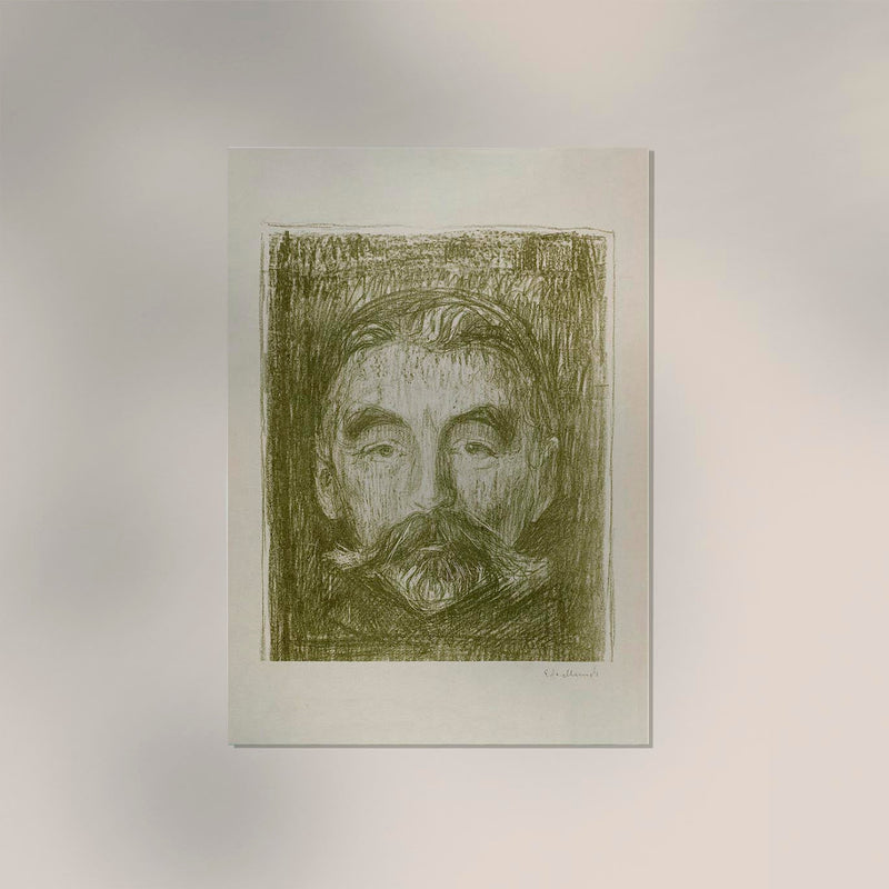 Edvard Munch "Stéphane Mallarmé" Art Print Poster – Handmade Berlin — Ansicht 2