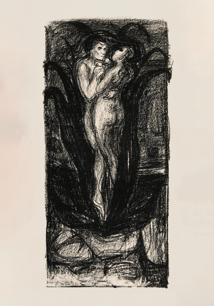 Edvard Munch „The Flower of Love“ Kunstdruck – Expressionismus Poster — Ansicht 3
